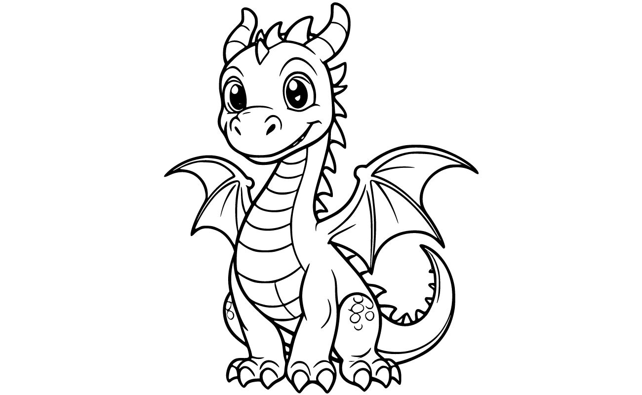 dragon coloring pages 