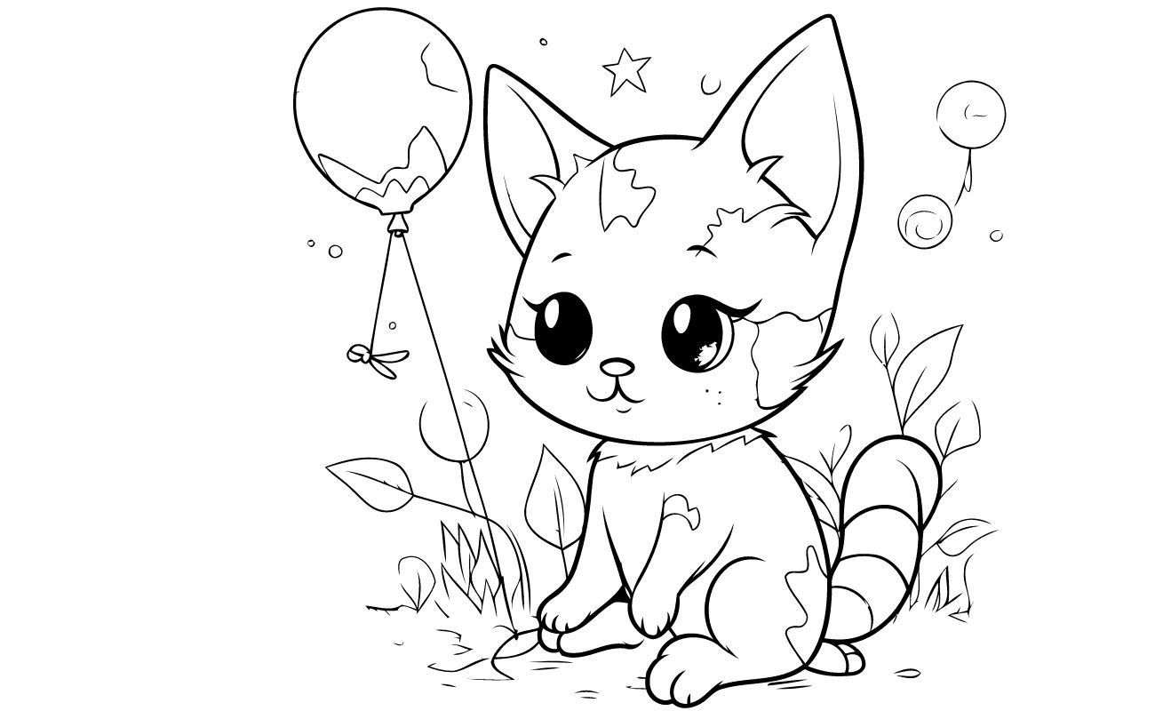 Cat Coloring Pages