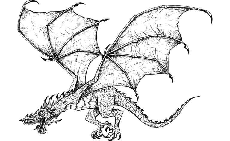 35 Dragon Coloring Pages: Free Printable Sheets