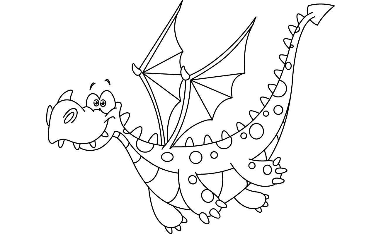 dragon coloring pages 