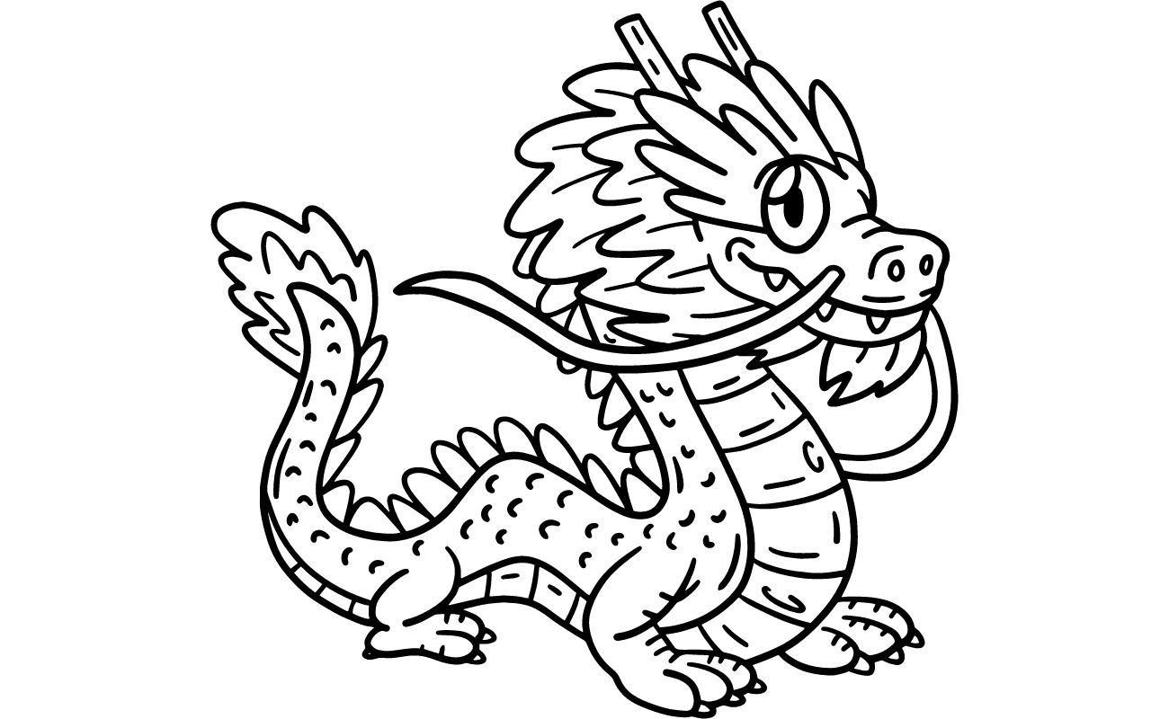 dragon coloring pages 